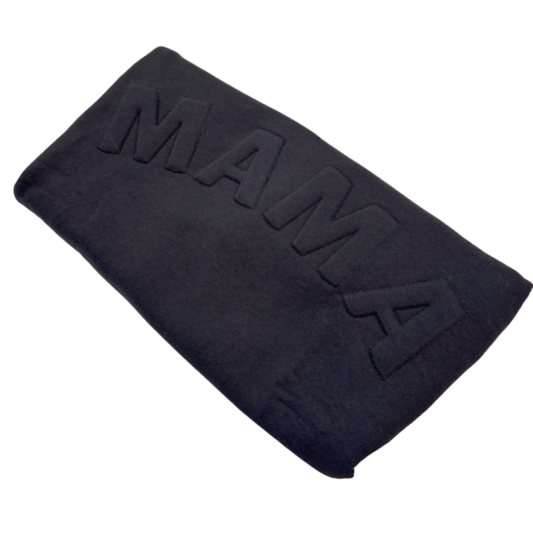 Embossed Mama Embroidered Crew Neck Sweatshirt