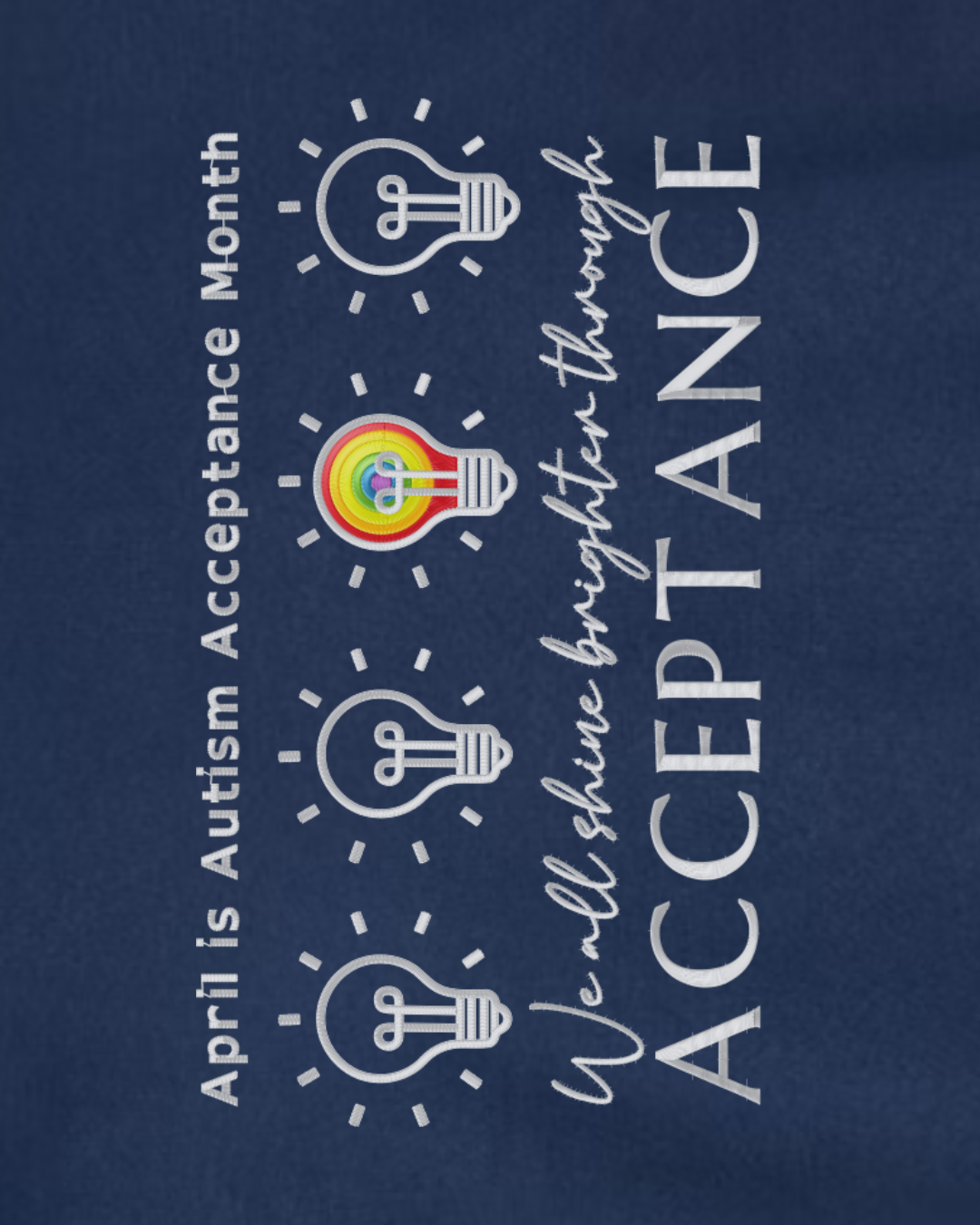 Autism Acceptance Unisex T-shirt and Crew Neck Sweatshirt