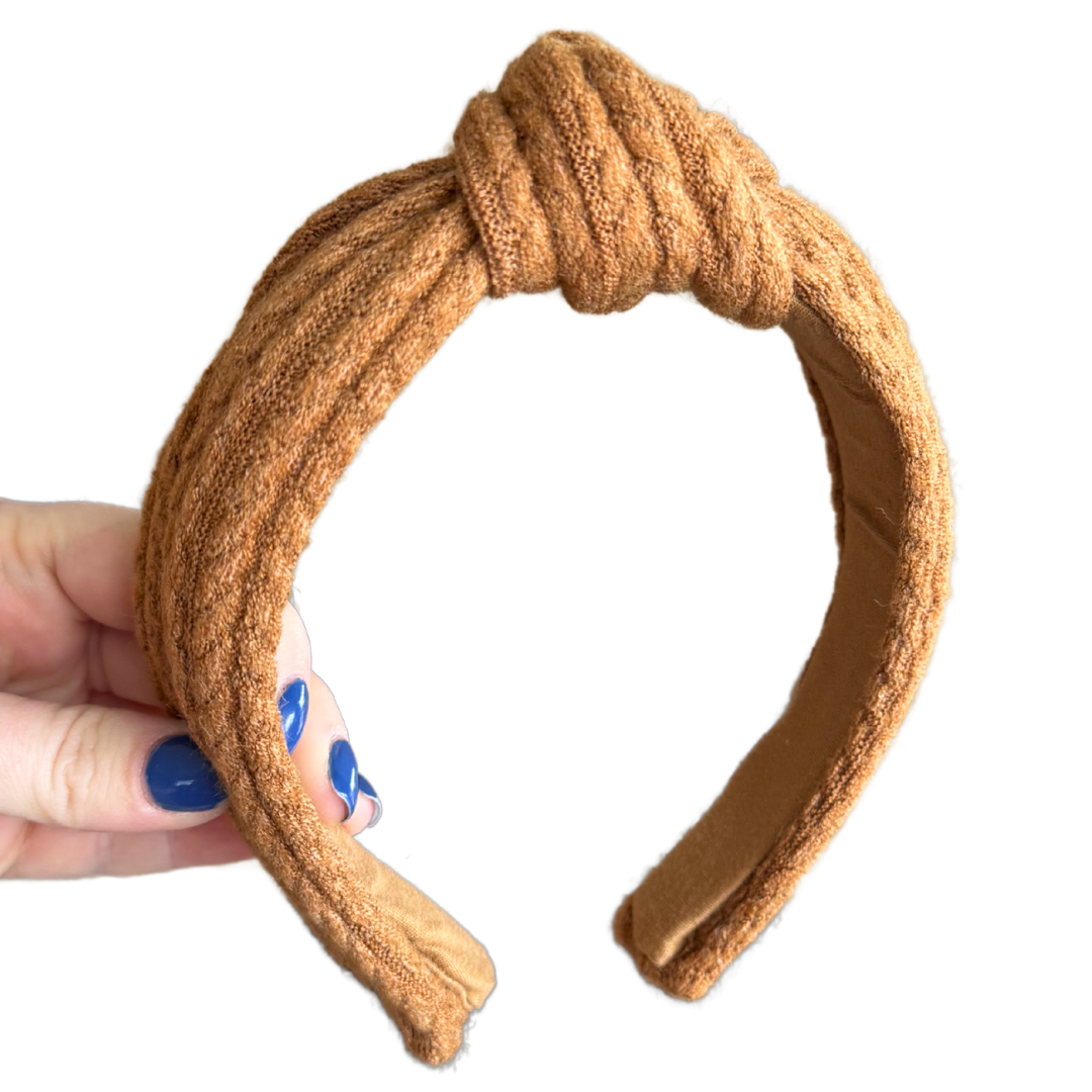 Carmel Knit Classic Knotted Headband