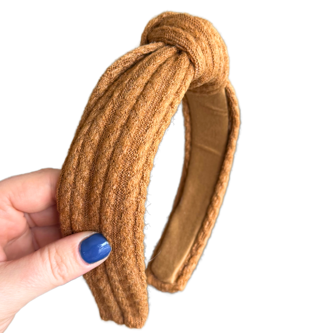 Carmel Knit Classic Knotted Headband