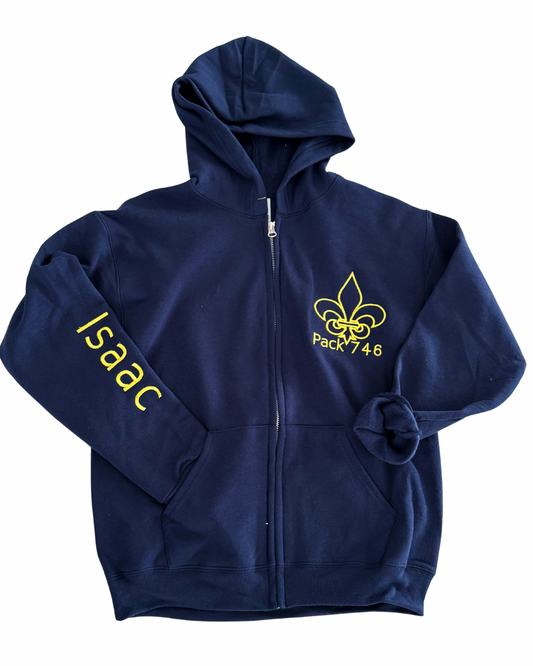 Scout Embroidered Adult Hoodie