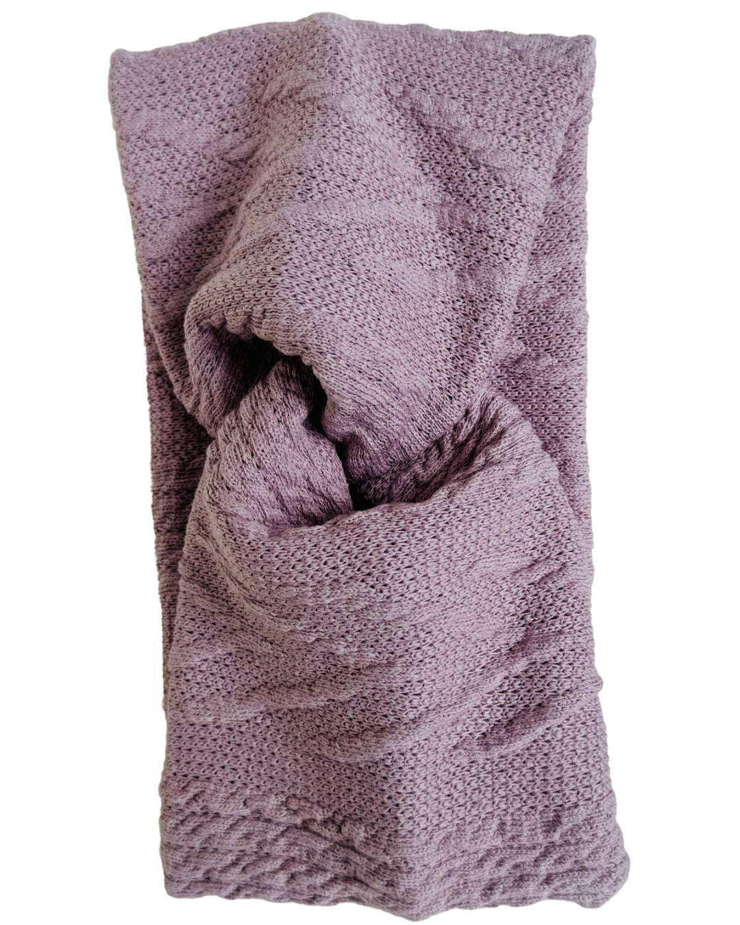 Lavender Sweater Twisted Women's Ear Warmer Headband
