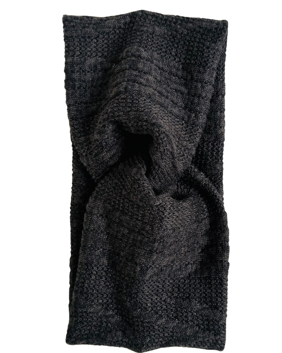 Grey Sweater Twisted Women's Ear Warmer Headband