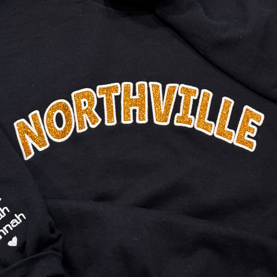 Northville Embroidered Crew Neck Sweatshirt