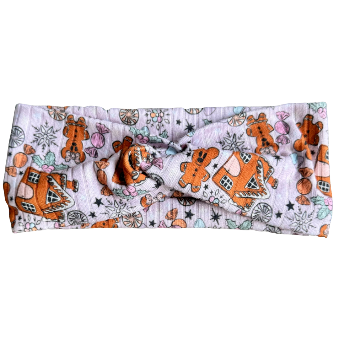 Gingerbread House Twisted - Workout Headband