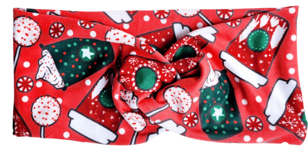 Holiday Cups Twisted - Workout Headband