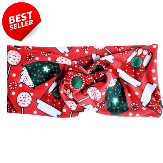Holiday Cups Twisted - Workout Headband