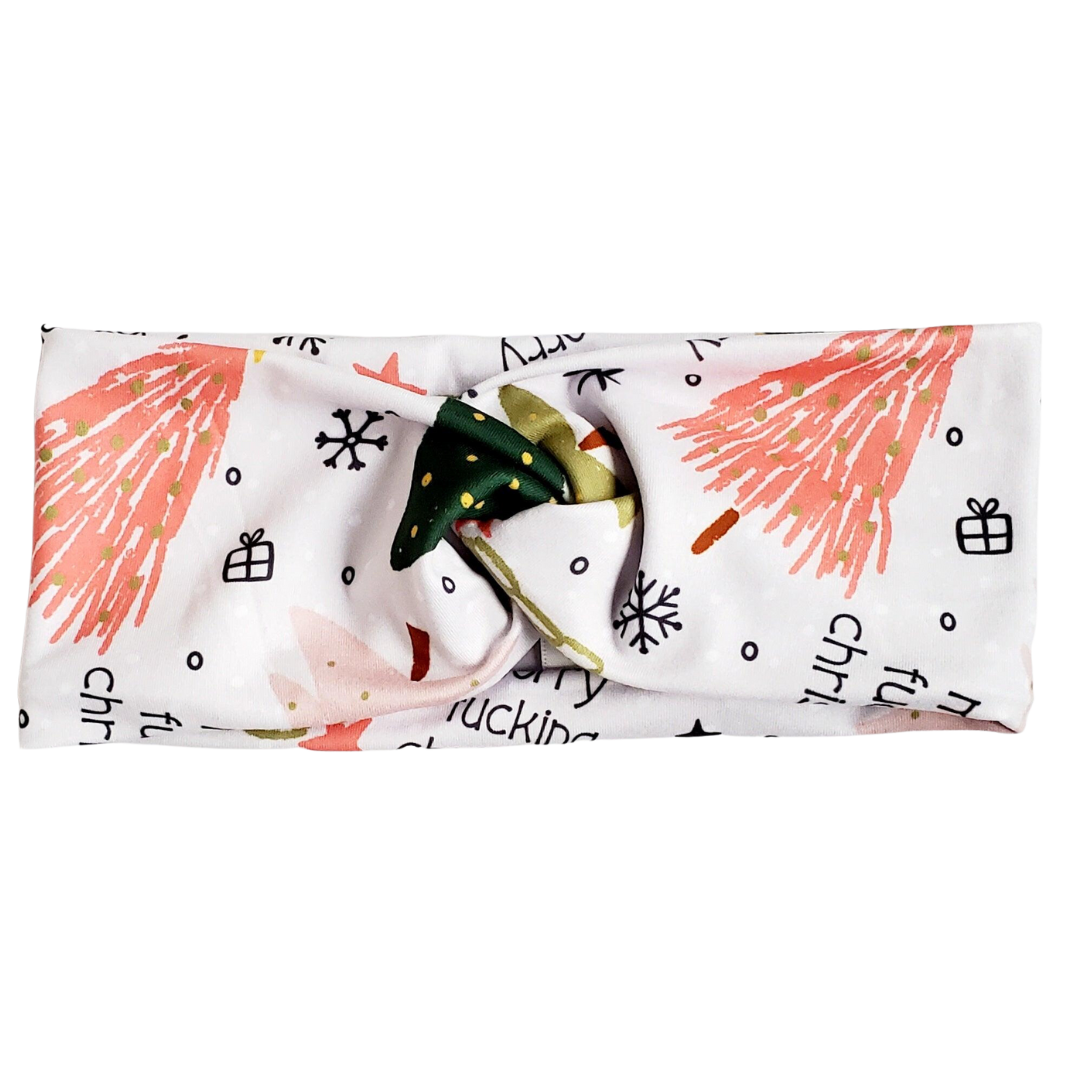 Merry ****ing Christmas Twisted - Workout Headband