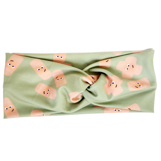 Bandages on Sage Twisted - Workout Headband