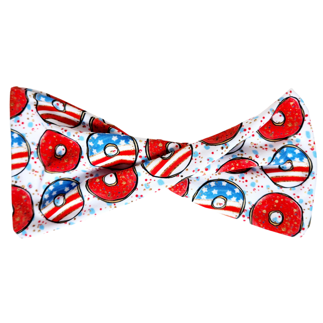 Patriotic Donuts Double Wide Luxe - Workout Headband
