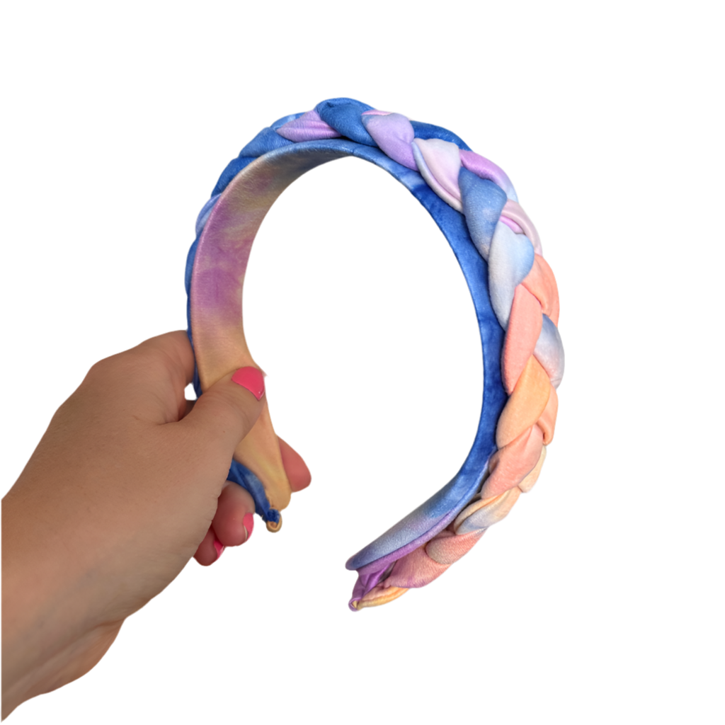 Braided Classic Headband Tie Dye