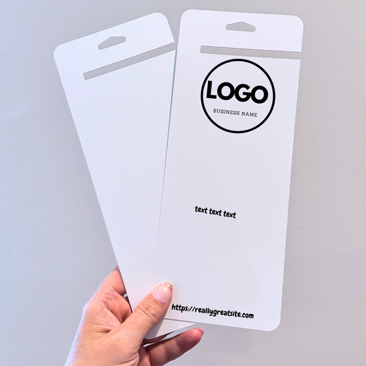 Custom printed and laminated Headband Card 1,000 cards