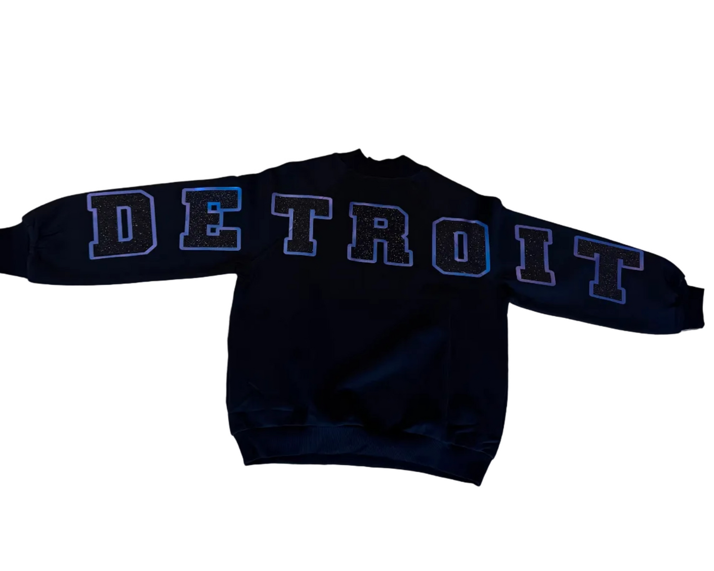 Women's Detroit Football Vintage Graphic Sweatshirt | Oversized Game Day Apparel