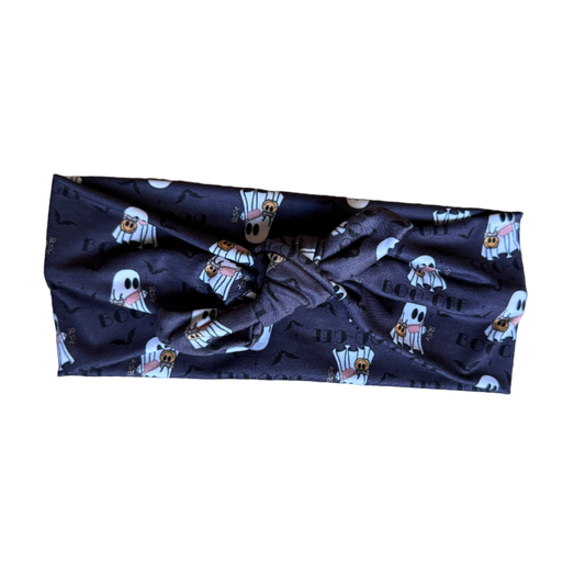 Boo-Gee Twisted w/ Removable Bow- Workout Headband