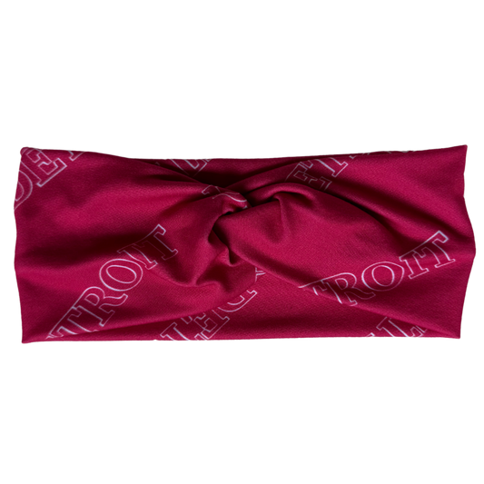 Red Detroit Twisted - Workout Headband