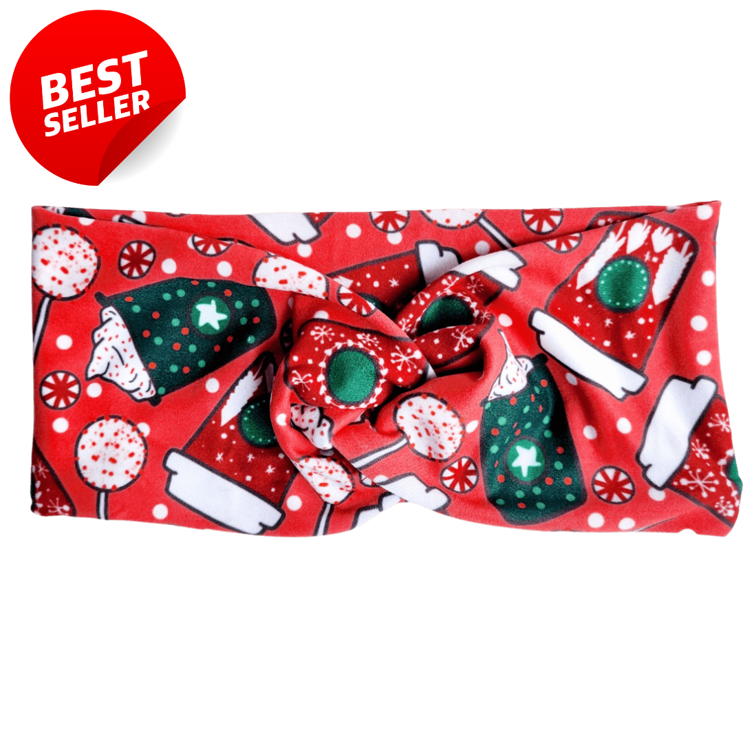 Holiday Cups Twisted - Workout Headband