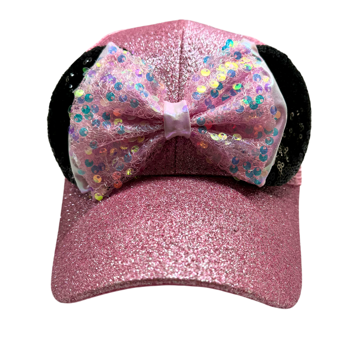 Hat with Ears - Pretty in Pink Adult