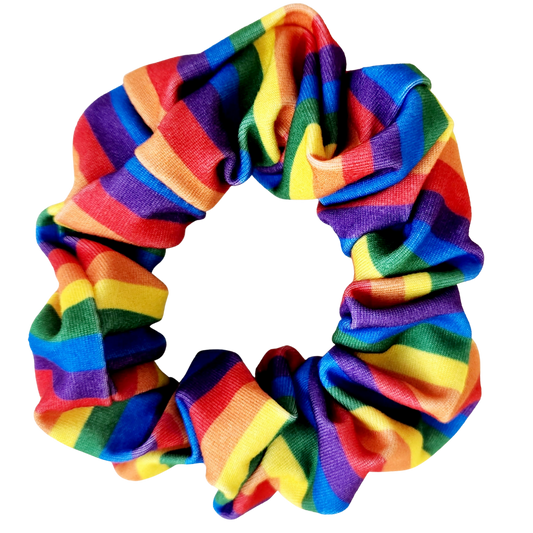 Scrunchie Pride Rainbow Stripes